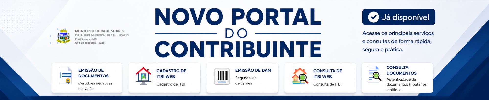 Banner Portal do Contribuinte